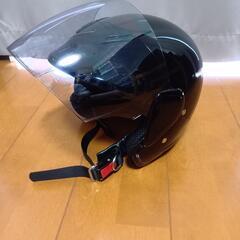 ジェットヘルメット　ブラック　原付の画像