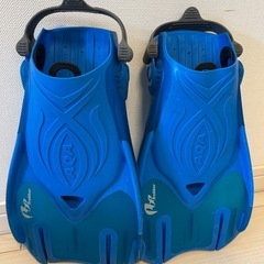 【お話中】アクア AQA　シュノーケルセット　フィン付き　キッズの画像