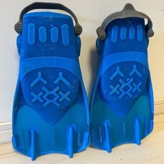 【お話中】アクア AQA　シュノーケルセット　フィン付き　キッズの画像