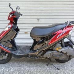 アドレスV125G　CF46A　ワイン系　カスタム　SP武川マフラー　駆動系　他　現状渡し　2-1の画像