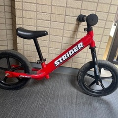 STRIDER バランスバイク 美品 赤 12インチの画像