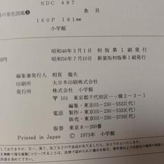 ポケット版 原色図鑑 魚貝 小学館の画像