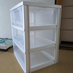 値下げ！　収納ケース　3段ボックスの画像