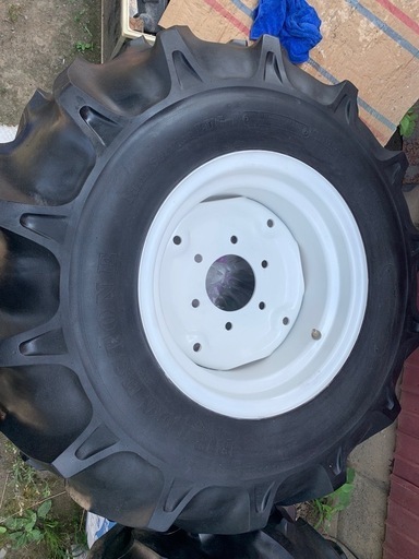 トラクター タイヤ ホイール付き 2本12.4-14