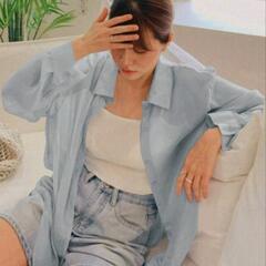 新品 シースルーシャツ Ｓの画像