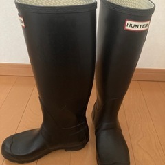 7月25日で募集終了HUNTER  長靴　ブラック の画像