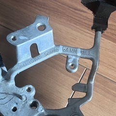 プラド　純正　レザー　ステアリング　良品の画像