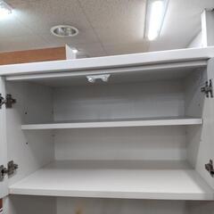 レンジボード  キッチンボード  食器棚  ホワイト  白  の画像