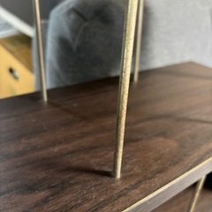 【値下げ】CDラック ブラウン 2台の画像