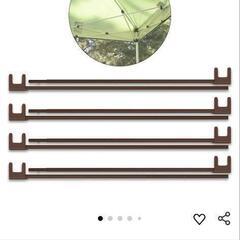 タープテントサイドフレームFIELDOOR 補強パーツの画像