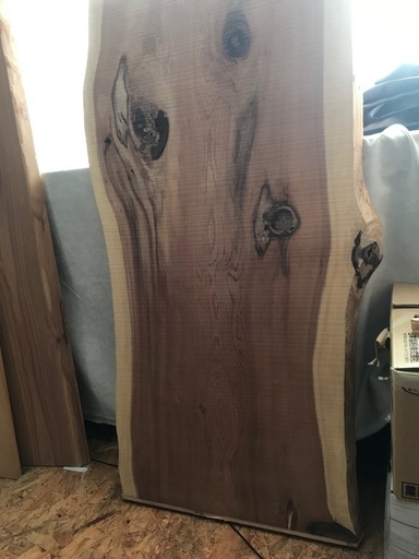 天然　　無垢　秋田杉　一枚板