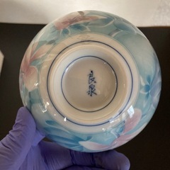 ✨未使用✨ 【磁器製】 🍚茶碗 🪷花柄 10個セット 🎁化粧箱付き の画像