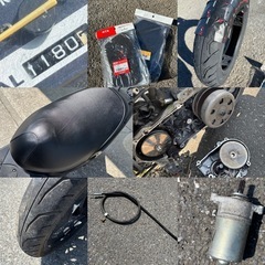 ⭐️レッツ2快速2ストモデル⭐️タイヤ・シート・プラグなど新品交換⭐️メーターケーブル・駆動系一式・セルモーターなども交換済⭐️50cc原付スクーター⭐️の画像
