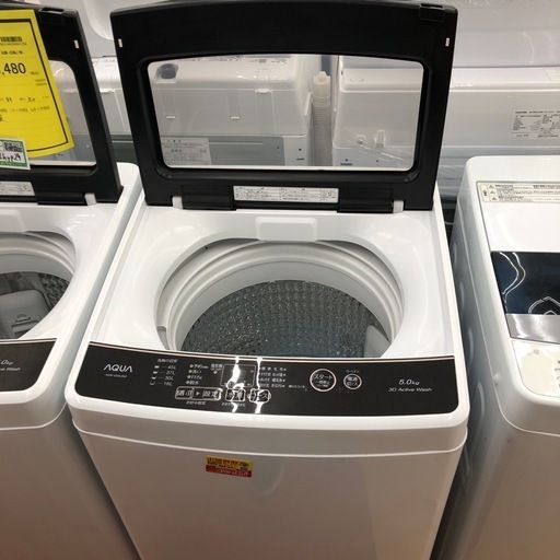 ⭐︎6ヶ月保証⭐︎AQUA 5.0kg洗濯機 2021年製 AQW-G5MJ