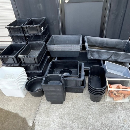 メダカ容器まとめて