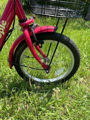 決定。ピープル　いきなり自転車　16インチ　補助輪付き　赤色　幼児自転車