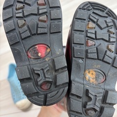 15cmキッズシューズ　カーズ長靴　ローファーの画像