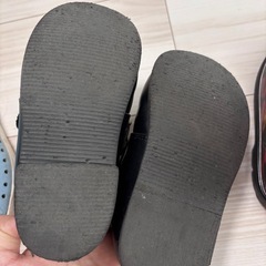 15cmキッズシューズ　カーズ長靴　ローファーの画像