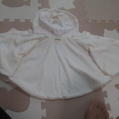 ミキハウス　ポンチョ　少し早い秋冬物　未使用の画像