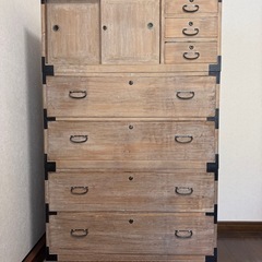 昭和初期】80年前のヴィンテージ桐箪笥｜鍵付き・軽量・分解可能