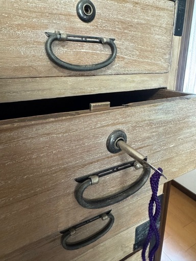 昭和初期】80年前のヴィンテージ桐箪笥｜鍵付き・軽量・分解可能