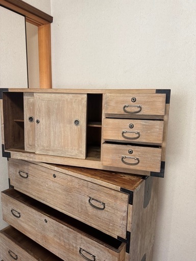 【良品】⚠︎引取限定⚠︎ 昭和 桐箪笥 桐タンス ヴィンテージ 2段 良品】⚠︎引取限定⚠︎ 昭和 桐箪笥 桐タンス ヴィンテージ 2段 良品