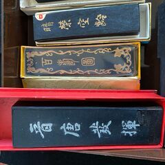 【お取引中】書道具　（硯、墨、大筆、小筆、毛氈、文鎮など）の画像