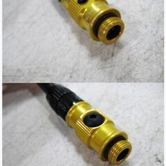 LEZYNE　空気入れ　STEEL FLOOR DRIVE　動作良好　自転車用品　フロアポンプ　ウッドグリップ　レザインの画像