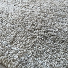約200cm×200cm グレー ラグの画像