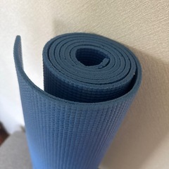 ヨガマット　青色の画像