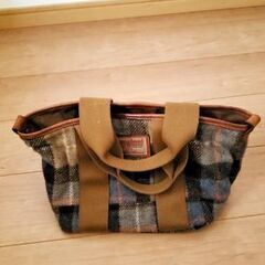 HARRIS TWEED ハリスツイード　トートバッグの画像