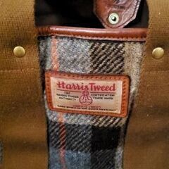 HARRIS TWEED ハリスツイード　トートバッグの画像