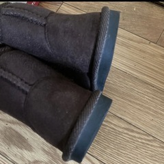 ブーツ　子ども　16 茶色　靴　冬　アプレレクール  ムートンの画像