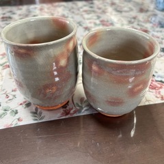 ペア和柄湯呑み