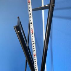 値下げ【格安】ハンガーラック 物干し ブラウン ブラック スチールフレーム 早い者勝ち 引取歓迎 配送OKの画像