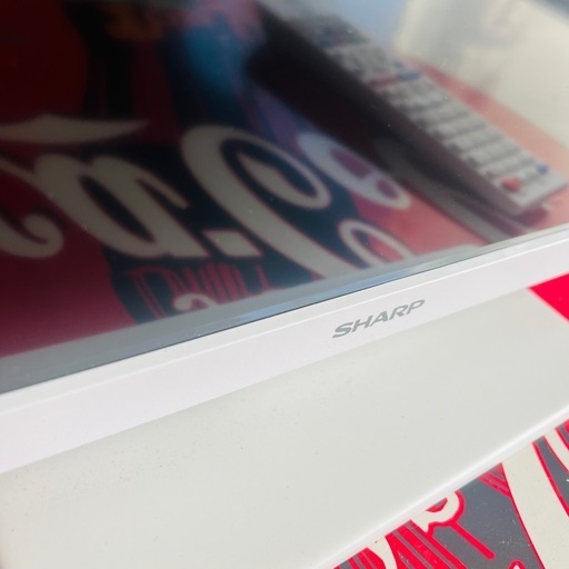 《売約済》【武蔵小山店】  高年式　2024年製　白　ホワイト　シャープ SHARP 2T-C24DE 液晶テレビ テレビ 24型テレビ 24インチテレビ 地デジ対応 BS対応テレビ CS対応テレビ 小型テレビ セカンドテレビ 寝室用テレビ HDMI対応テレビ 中古テレビ 薄型テレビ Tv tv TV