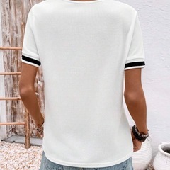 【新品未使用】 レディース Tシャツ XXL 半袖 シンプル  ホワイト 白 トップス 小さめの画像