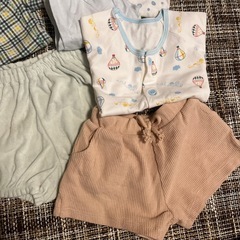 ⑦ 80サイズ　パジャマ　部屋着　かぼちゃパンツ　ベビー服　まとめ売りの画像