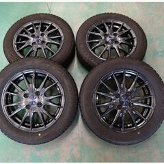 軽自動車　2022年製 スタッドレス　ホイールセット ブリヂストン VRX2 155/65R14 １4インチ 4.5J+45 4H100の画像