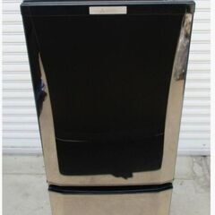 三菱2ドア冷蔵庫146LMR-P15C-B2018年製MITSUBISHIガラスシェルフ