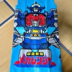 バンダイ電磁戦隊メガレンジャー毛布の画像
