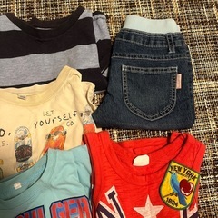 ⑧ 100サイズ　夏向け　半袖など　パンツ　子供服まとめ売りの画像