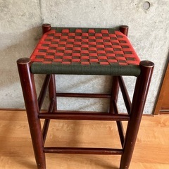 民芸家具　アンティーク　VINTAGE  編み込み　 スツール チェア　シェーカーの画像