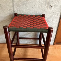 民芸家具　アンティーク　VINTAGE  編み込み　 スツール チェア　シェーカーの画像