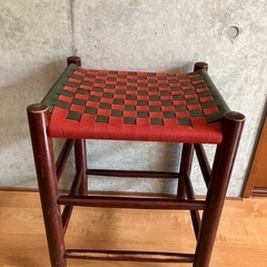 民芸家具　アンティーク　VINTAGE  編み込み　 スツール チェア　シェーカーの画像