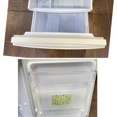 ジ270/ シャープ ノンフロン冷凍冷蔵庫 2ドア ホワイト137L SJ-GD14D-W 2018年製の画像