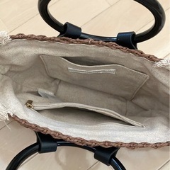 手提げバックの画像