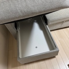 ニトリ　カウチソファー　ノアーク　グレー　ソファー　Nitoriの画像