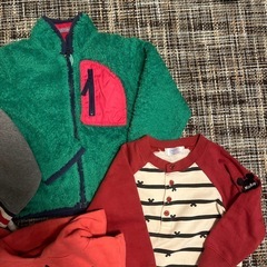 ⑨ 100サイズ　冬向け　ジャンパー　上着　パーカーなど　子供服まとめ売りの画像