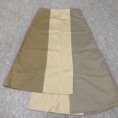 アシンメトリー　デニム　スカート　フリーサイズの画像